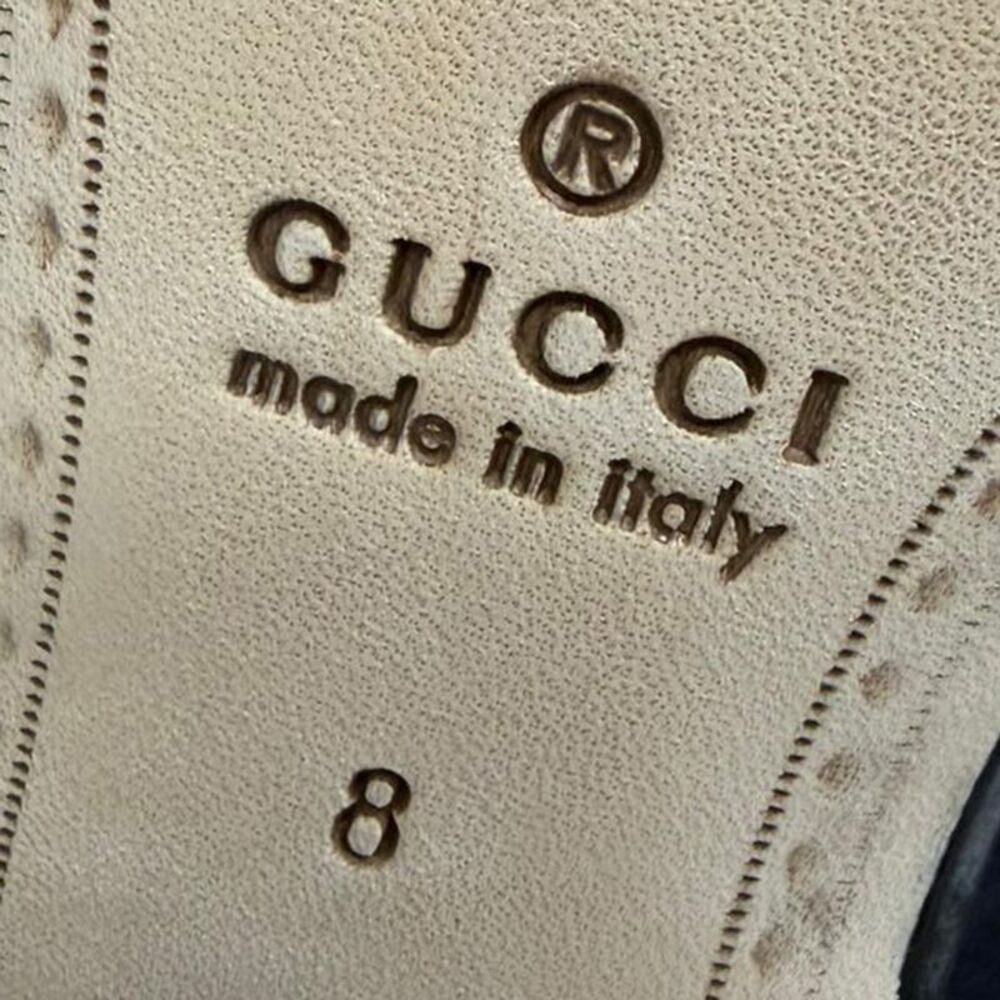 Gucci 1953 Horsebit Convertible Loafers in Navy Blue Suede - Picture 8 of 10